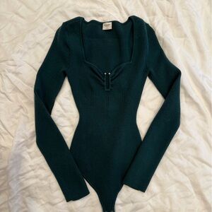 Abercrombie & Fitch Dark Green (xmas green) Bodysuit